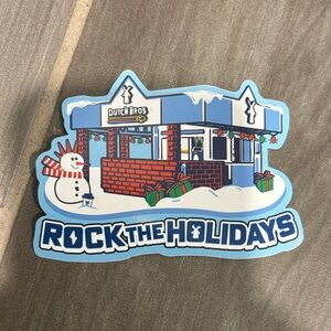 Dutch Bros Rock the Holidays Sticker